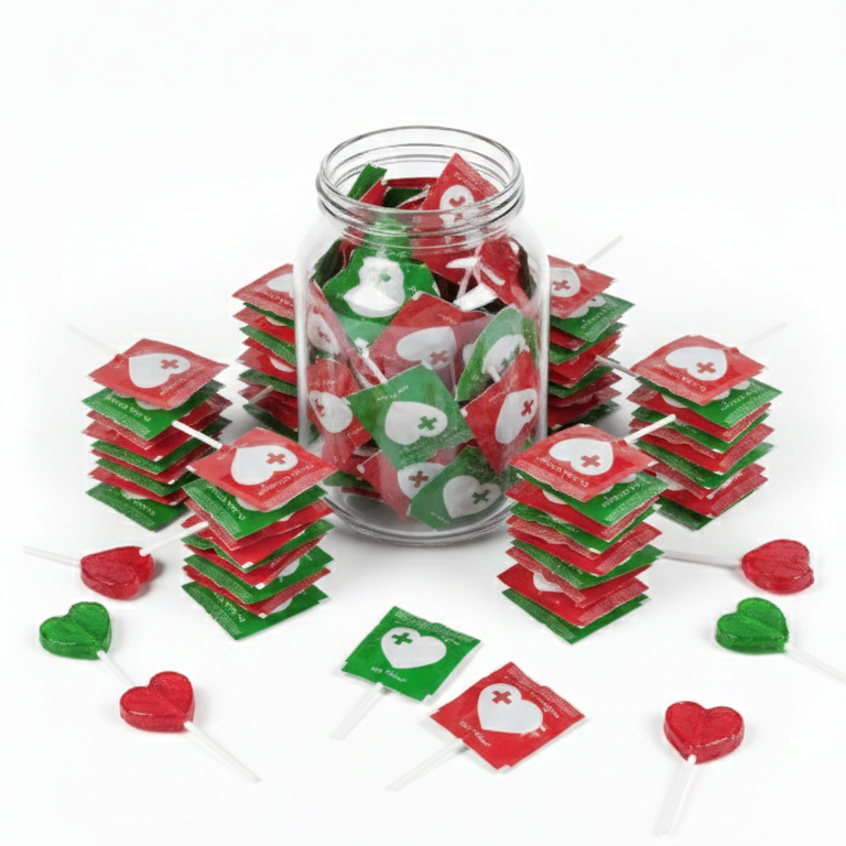 Piruletas de Corazón – Edición Especial Caja 3 Bolsas - Azúcar