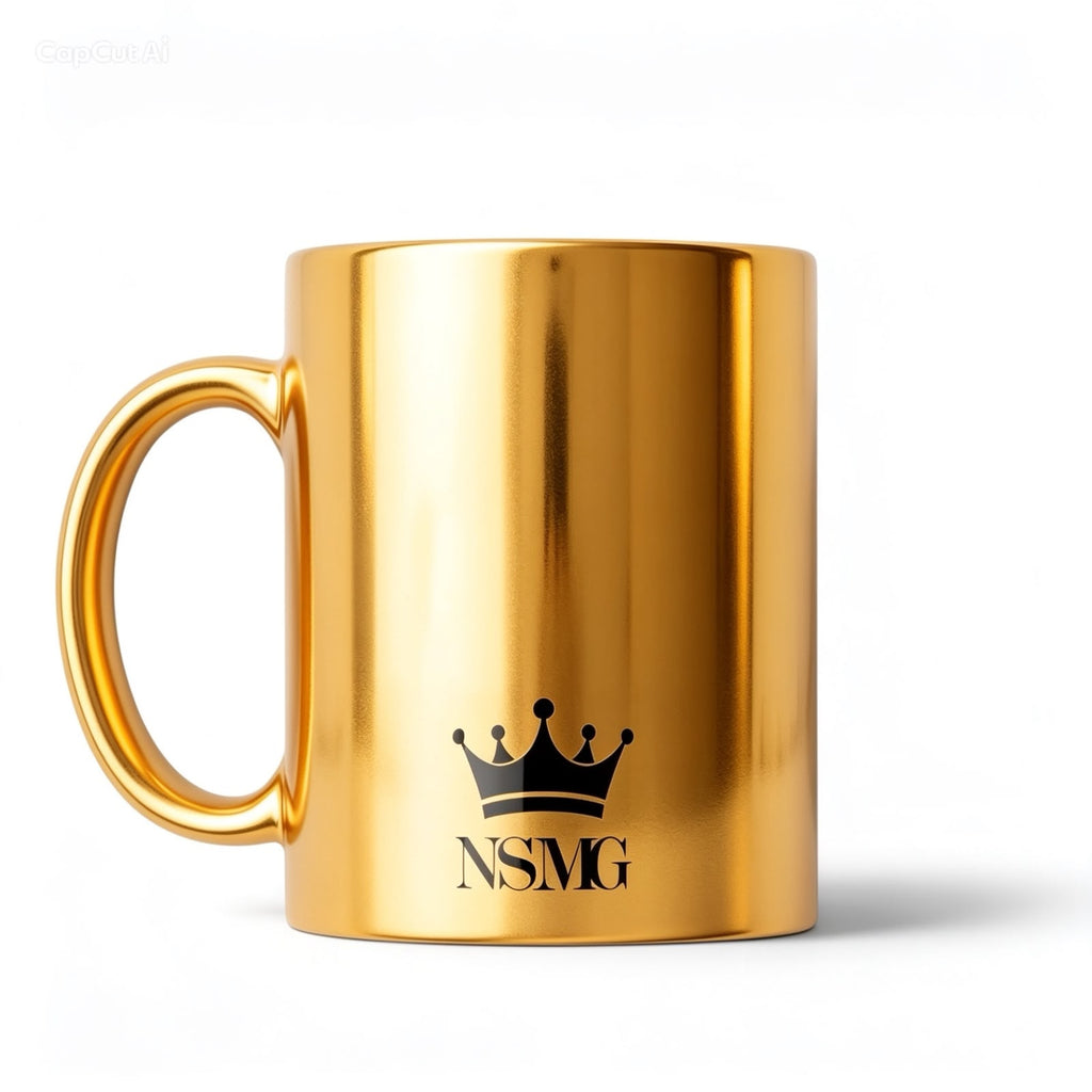 TAZA DORADA CORONA