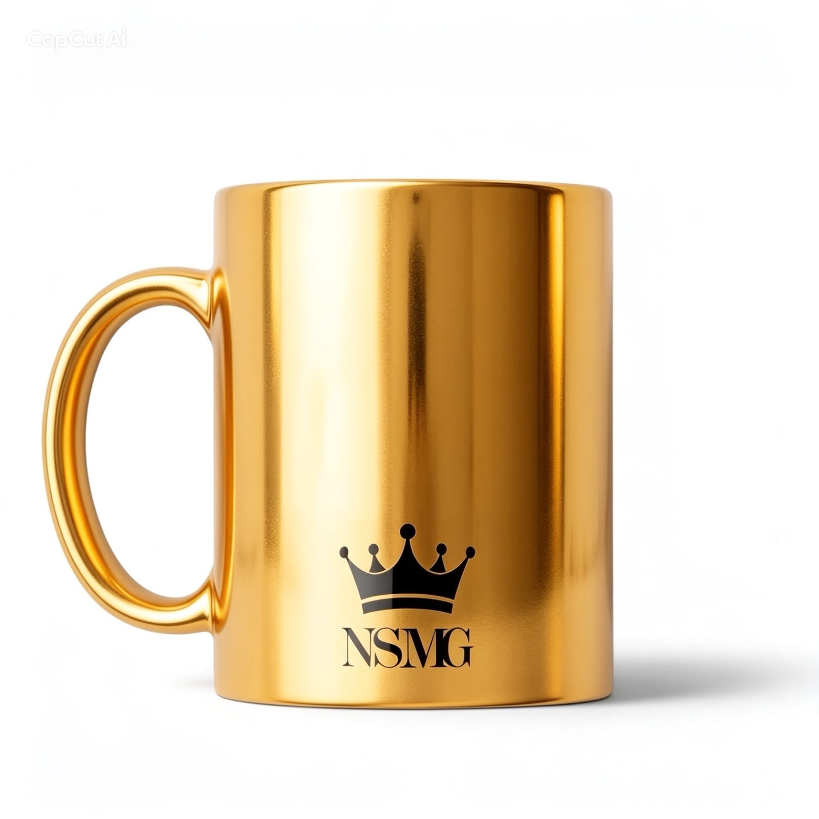 TAZA DORADA CORONA