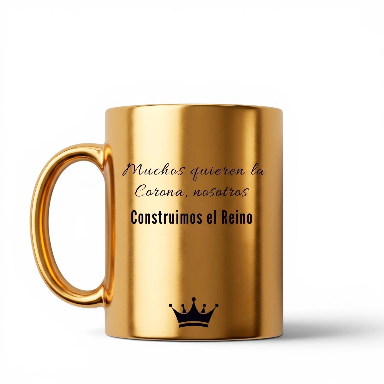 TAZA DORADA CORONA