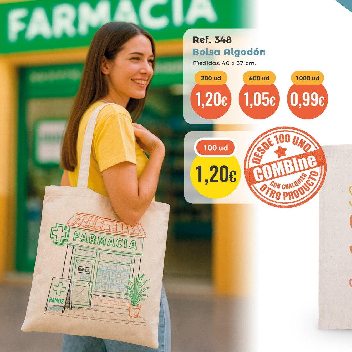 Bolsa Algodon 140g Ref. 348