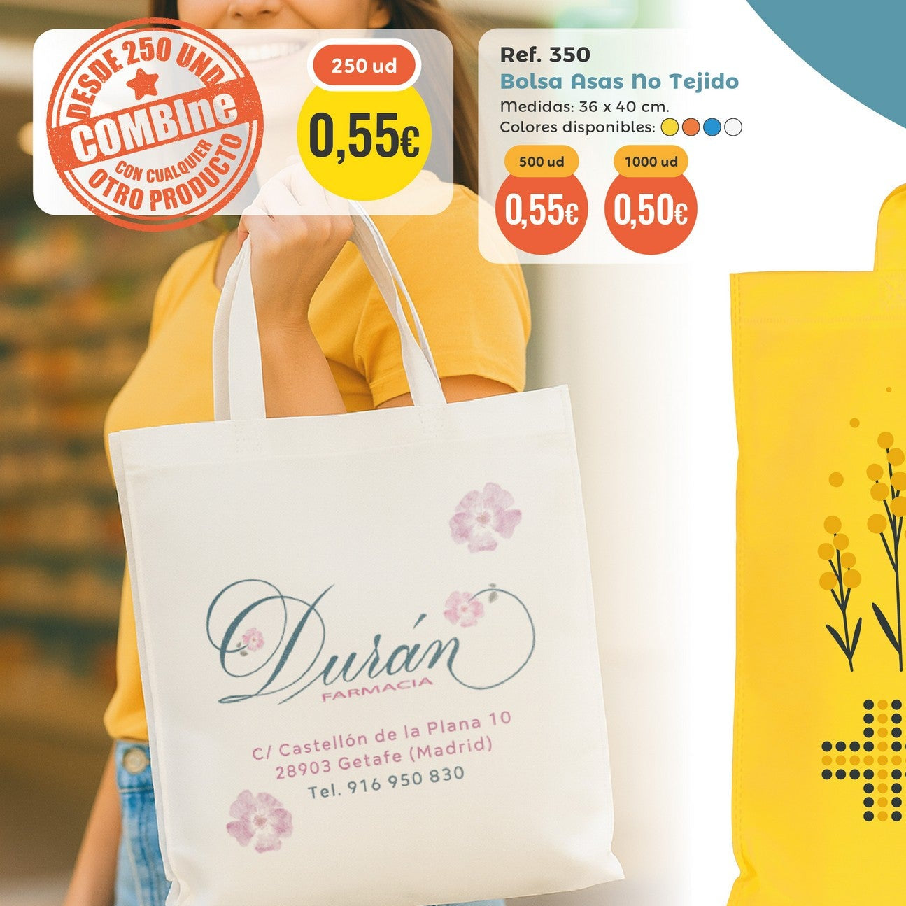 Bolsa de Asas no Tejido Ref. 350