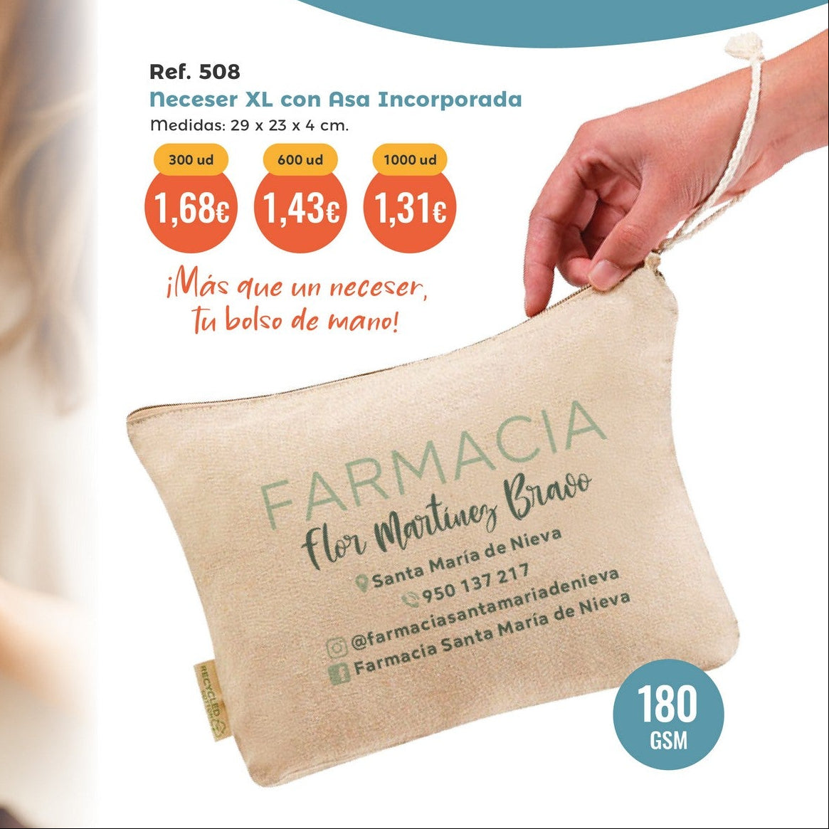 Neceser XL con Asa Incorporada Ref. 508