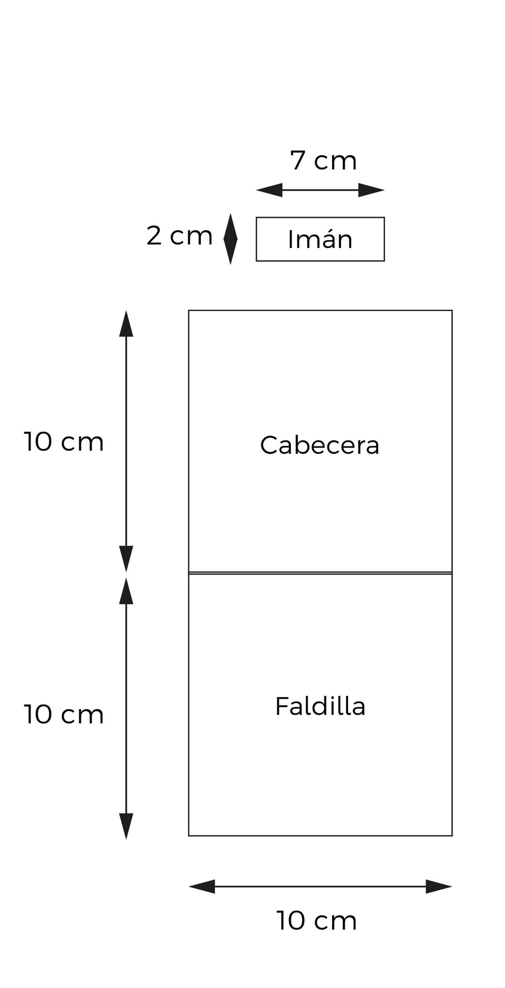 CALENDARIO IMAN TAMAÑO "S"