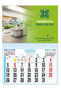 Calendario imán personalizado tamaño L