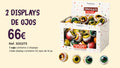 2 DISPLAYS DE OJOS DE CHOCOLATE HALLOWEEN
