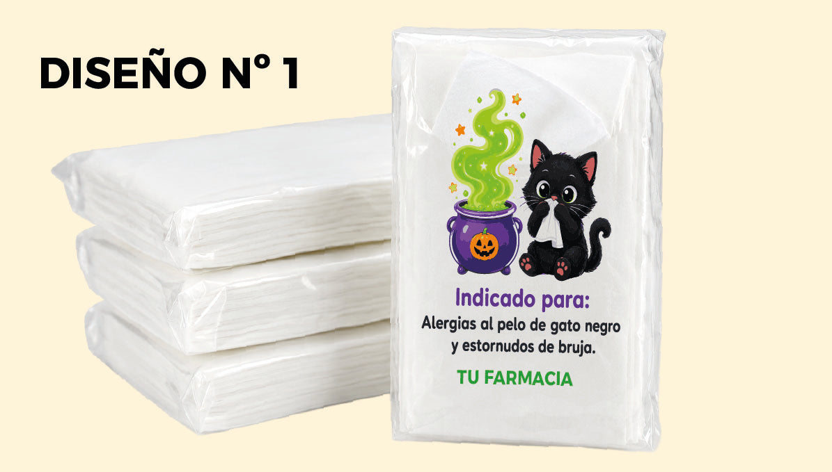 PAÑUELOS HALLOWEEN · ELIGE TU DISEÑO
